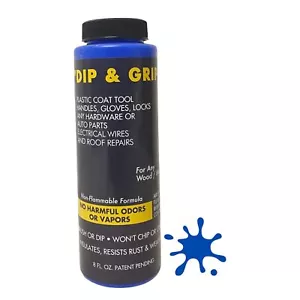 Dip and Grip gummierte Kunststoffbeschichtung (blau) 8 fl. oz - Bild 1 von 2