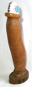 Hopi CORN KACHINA  / RATTLE * Wilmer Kaye* 12 Inch* Incredible Detail* FREE SHIP - Imagen 1 de 9