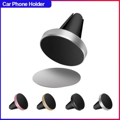 Universal Car Mount Phone Holder Dock Air Vent Magnetic GPS Mobile Cradle 4Color - Image 1 of 4