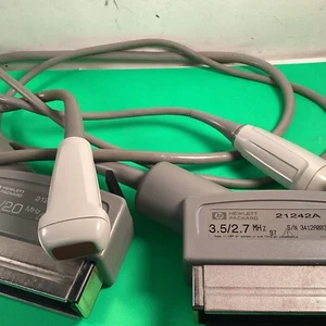HP Sonos 2500 Ultrasound Probe 21202A 2.5/2.0 21242A 3.5/2.7 MHz Array 2 - Picture 1 of 9
