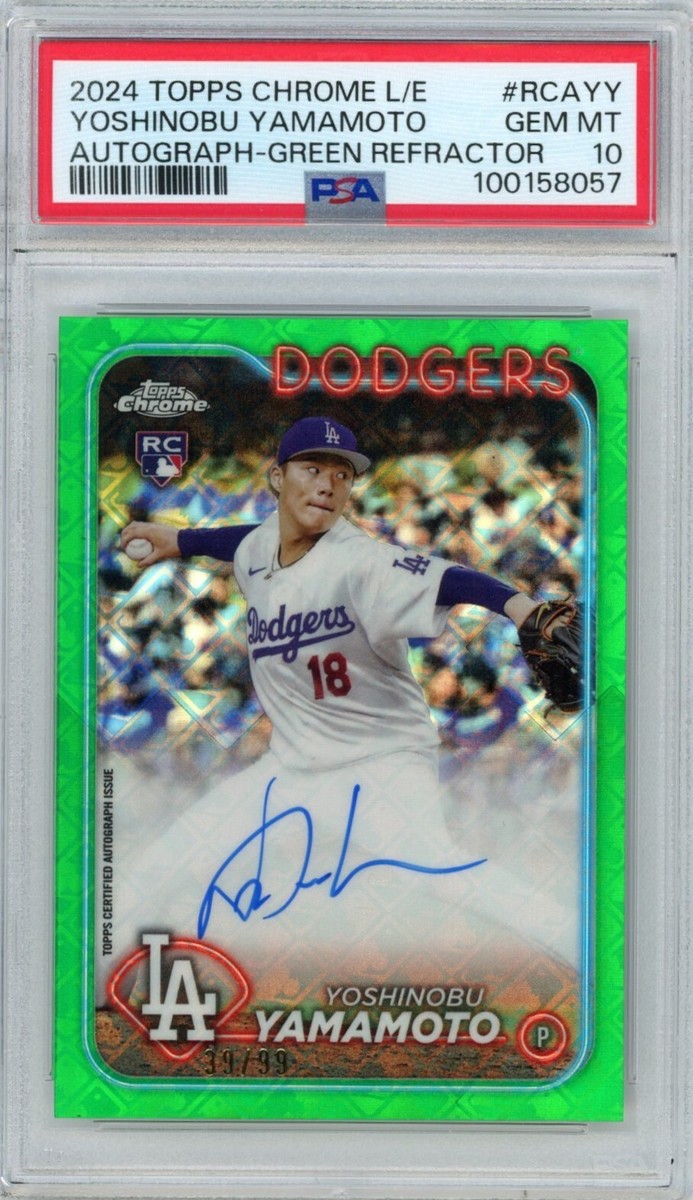 2024 Topps Chrome Logofractor Edition - Yoshinobu Yamamoto