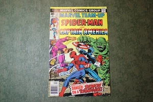 Marvel Team Up #52 (Marvel, Dec 1976) Spiderman Captain America - Picture 1 of 4