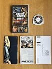 Grand Theft Auto GTA Liberty City Stories Sony PSP Game Complete Map & Manual