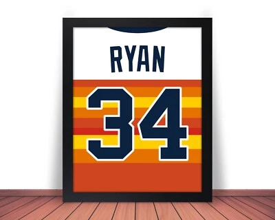 Framed NOLAN RYAN Photo Picture HOUSTON ASTROS Pitcher / 8x10 or 11x14 - Image 1 of 4