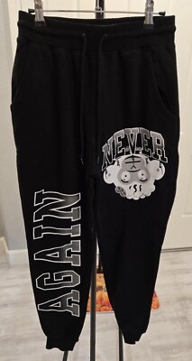 NBA YoungBoy Small Black Sweatpants Never Bro...