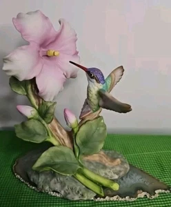 Vtg HOMCO 1991 Masterpiece Gloryof Nature Classic Hummingbird Porcelain Figurine - Picture 1 of 11