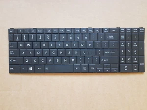 Laptop US Keyboard Compatible for Toshiba Satellite C series K00088940 - Picture 1 of 3