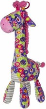 PRINT PIZZAZZ by Mary Meyer Toy KALEIDOSCOPE GIRAFFE Plush Hanging 18"