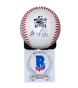 Michael Brantley Signed Baseball Houston Astros Autographed Auto World Series - Picture 1 of 2