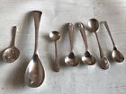 Job Lot Vintage/antique small EPNS & Silver Spoons Mixed
