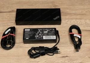 Lenovo ThinkPad Dock US (40AF0135US) w/ 135w power & "C" cable - Bild 1 von 1