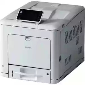 RICOH C352DN A4 COLOUR LASER PRINTER HOME OFFICE 30PPM DUPLEX GENUINE TONER APP - Picture 1 of 9