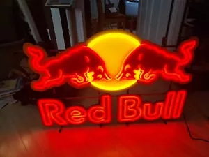 Red Bull Neon Sign New - Picture 1 of 6