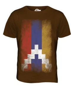 NAGORNO-KARABAKH REPUBLIC FADED FLAG MENS T-SHIRT TEE TOP SHIRT CLOTHING JERSEY - Picture 1 of 21