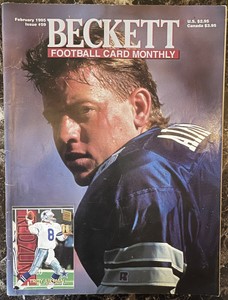 Beckett Football Card Monthly Feb 1995 Troy Aikman Jeff Blake 