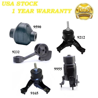 Montaje de motor y transmisión 5 piezas para Toyota Highlander híbrido de 3,3 L 2006-2007 Foto 1 de 4