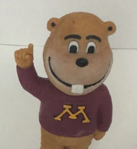 GOLDY the GOPHER University Minnesota Mascot Bobblehead Gold Country bobble UofM - Picture 1 of 4