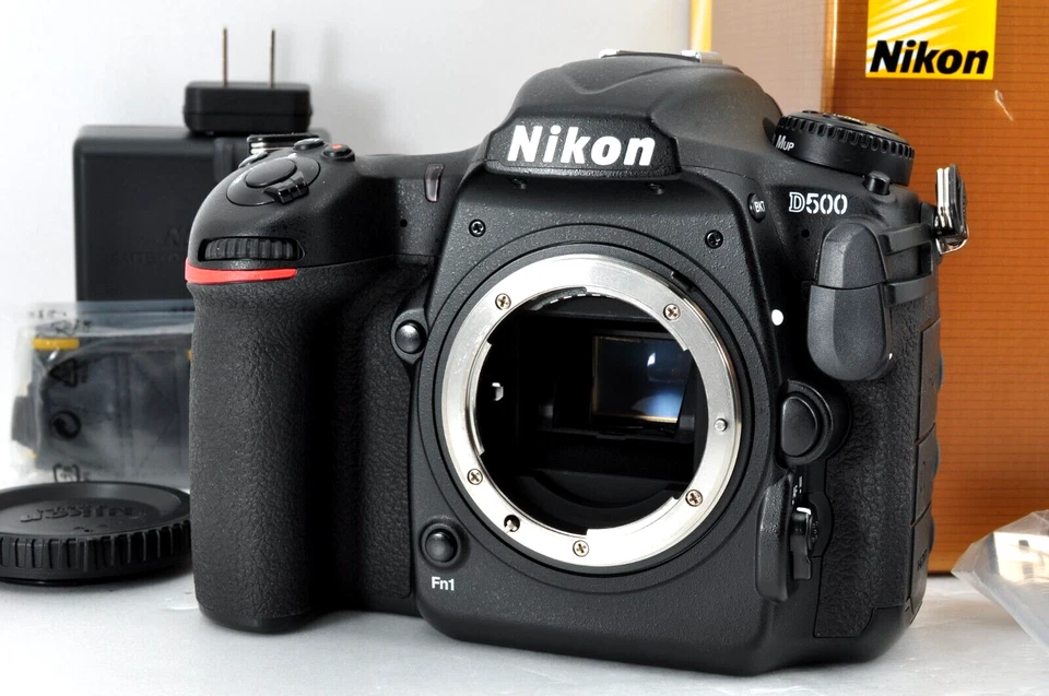 [Near Mint in Box SC:55899 (28%)] Nikon D500 20.9MP DSLR Body from Japan #2482 - Image 1 of 4