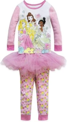 Disney Store Princess PJ PALS and Tutu Set for Girls, Size 6, 7, 8, 10 - Image 1 of 4
