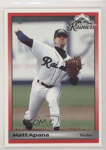 1995 Coastal Forms Lynden Farms Tacoma Rainiers Matt Apana #4 Rookie RC