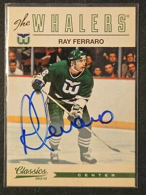 12-13 Panini Classic Signatures Ray Ferraro 🚨🚨🚨 Hartford Whalers Icon - Image 1 of 2