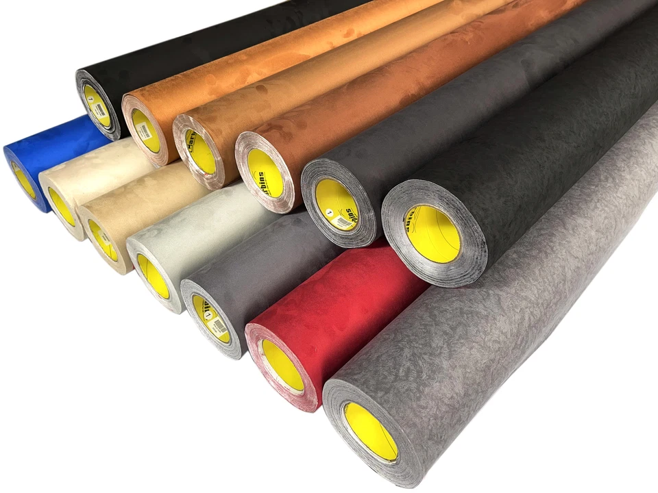 Velourfolie Selbstklebend Mikrofaserstoff Samtfolie 3D Wrap Dachhimmel Rakel #05 - Bild 1 von 4