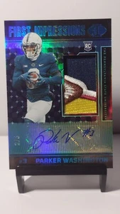 2023 Chronicles Draft Picks Parker Washington First Impressions RPA Auto 2/5 - Bild 1 von 3