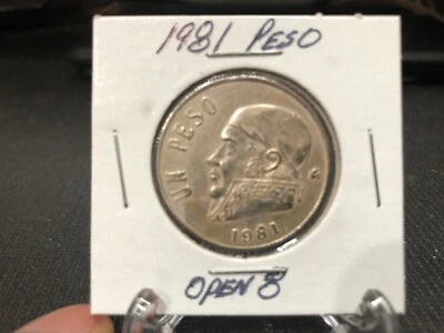 México Mexicano 1981 Circulado Abierto 8 Pesos - José María Morelos Lote-15 Foto 1 de 2