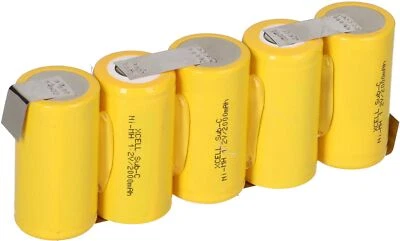 5er Reihe Akku Sub-C 2000mAh 6V NiMH mit Lötfahne - Bild 1 von 4