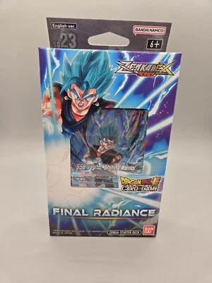 Dragon Ball Super Card Final Radiance Sealed Starter Deck SD 23 Zenkai Ex Series - Image 1 of 2