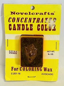 Vintage Novelcrafts Wax Coloring Candle Dyes “Avocado” Retro NOS Rogue River, OR - Picture 1 of 4