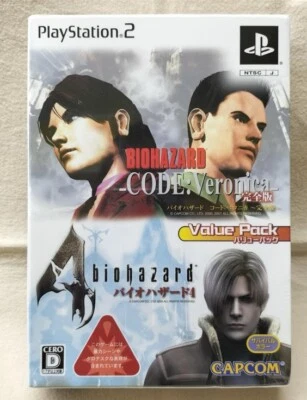 Resident Evil 4, Code Veronica Complete Edition Value Pack PS2 Sealed New - Image 1 of 4