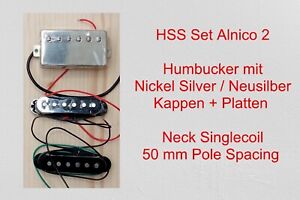 Pickup Set HSS Alnico 2 - Humbucker Gibson ® - type Replica