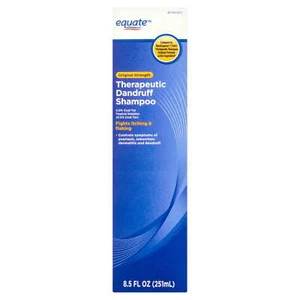 Equate Anti-Schuppen Shampoo, Kohlenteer, 8,5 flüssige Unzen, Juckreiz & Flocken Linderung - Bild 1 von 5