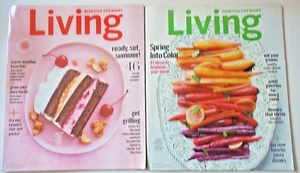 Martha Stewart Living Magazine Lot Of 2 March (2015) June (2015) - Picture 1 of 3