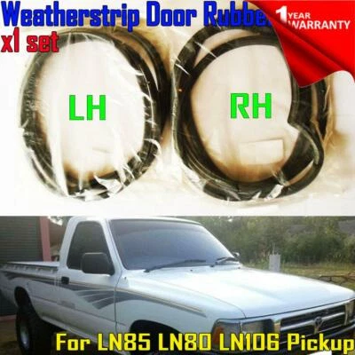 1988-97 For Toyota Toyota Hilux LN85 LN80 LN106 Weatherstrip Door Rubber Seal - Image 1 of 4