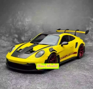 MINICHAMPS 1:18 Porsche911 992 GT3RS 2024 Alloy metal Model Car Diecast Gifts - Picture 1 of 10