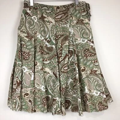 Banana Republic | Хлопковая юбка с узором пейсли | Размер M - Изображение 1 из 4