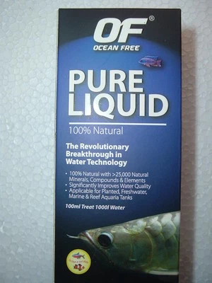 100 ML OCEAN FREE PURE LIQUID for FRESHWATER AROWANA or MARINE TANK - Bild 1 von 2