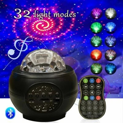 Galaxy Starry Night Lamp LED Star Projector Night Light Ocean Wave Projector KC - image 1 of 4
