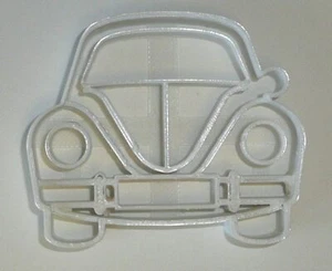 VW BEETLE BUG CAR FRONT VIEW HIPPIES LOVEBUG VEHICLE COOKIE CUTTER USA PR2160 - Picture 1 of 9