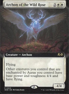 Archon of the Wild Rose 2023 MTG #323 Expansion/Rare Wilds of Eldraine - Picture 1 of 2