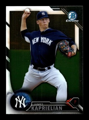 JAMES KAPRIELIAN ⚾ 2016 Bowman Chrome Prospects #BCP71 NY Yankees - Image 1 of 2
