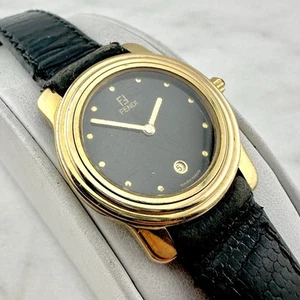 Worn Vintage Fendi 810 J Womens Watch, Swiss Made, Date, Leather - New Battery - Picture 1 of 22