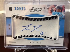 2020 Panini Absolute Baseball Material Signatures #05/125 Isan Diaz Auto RC - Picture 1 of 4