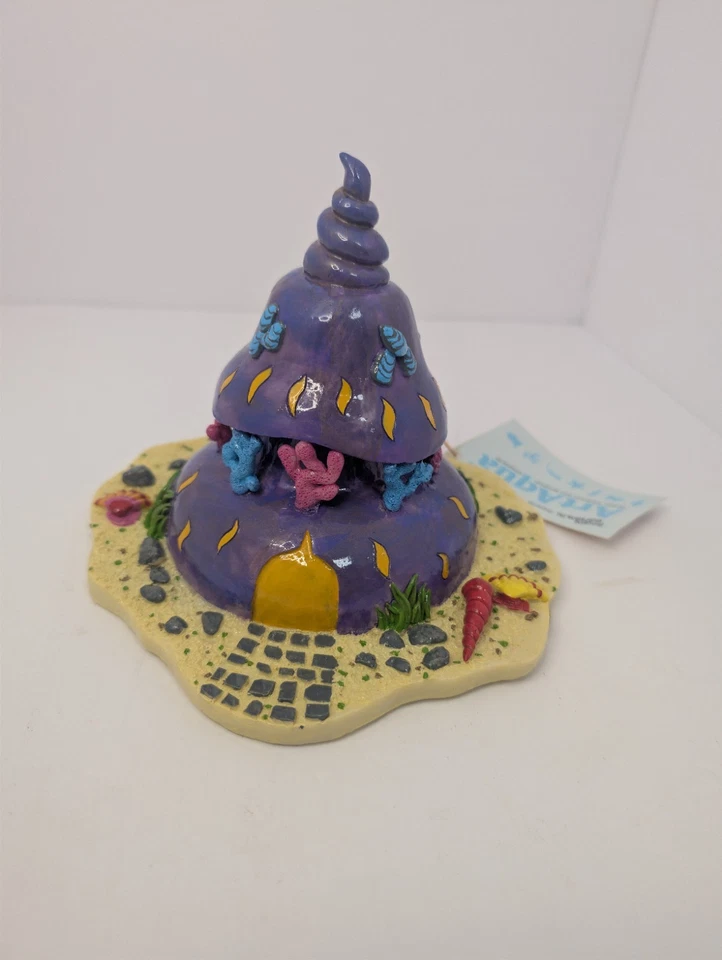 ArtAqua Acuario Sea Shell Caracola Casa Estatua Pecera Pintado a Mano Resina Nuevo Foto 1 de 4