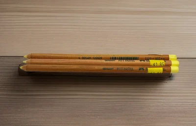 Faber-Castell Pitt 粉彩艺术家铅笔霜 1122-102 (3) 包 全新 — 第 1/4 张图片