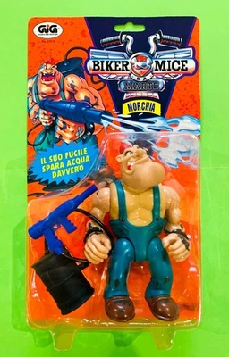 🚚🇮🇹🇪🇺BIKER MICE FROM MARS-MORCHIA GREASEPIT- Galoob NEW 1994- GIG - Imagen 1 de 3