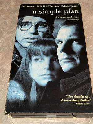 A Simple Plan (VHS, 1999) Bill Paxton, Billy Bob Thornton **BLOCKBUSTER**TESTED* - Image 1 of 4