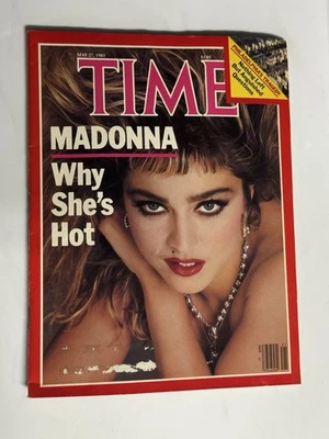 Madonna TIME Magazine May 27 1985 Why She's Hot Very Good Condition Vintage  - Image 1 of 4